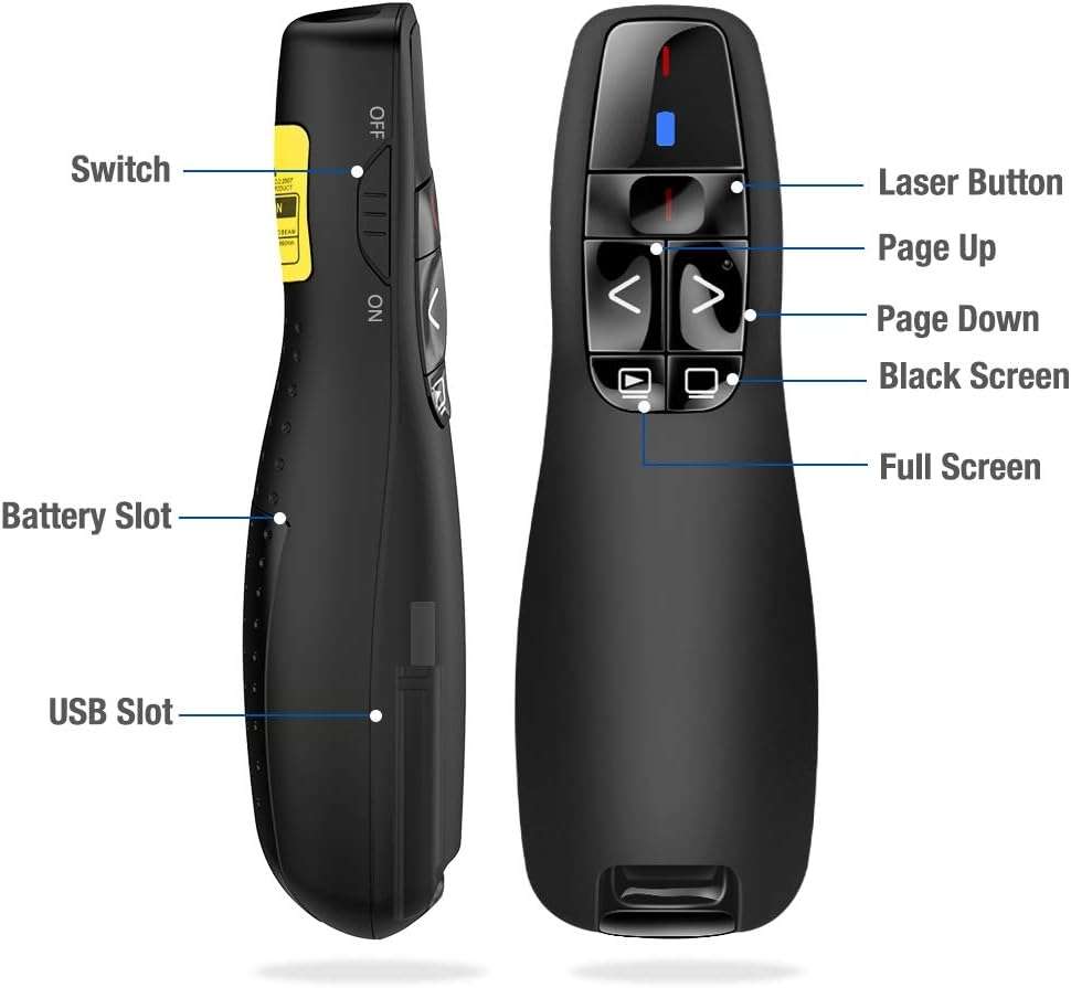 R400 LASER PRESENTATION REMOTE