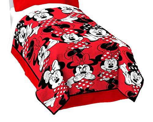 Disney Minnie Mouse Classic Who Fleece 62" x 90" Twin Blanket