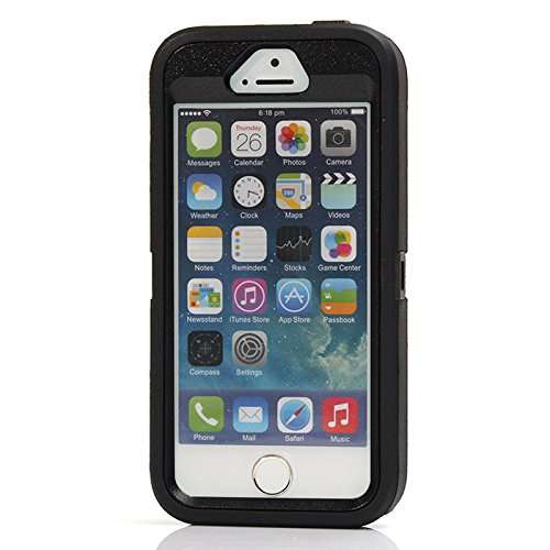 iphone SE Case,iphone 5s Case,Auker Defender 4 layer Shockproof Scratch Drop Protection Tough Rubbe