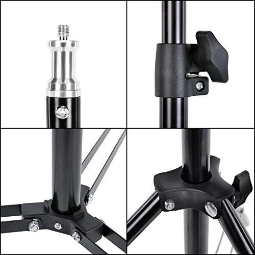 Photo Master 600W Photography Studio Video Portrait Soft Umbrella Continuous Triple Lighting Kit fo