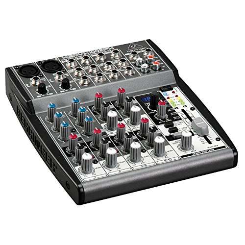Behringer Xenyx 1002FX Premium 10-Input 2-Bus Mixer with XENYX Mic Preamps, British EQs and Multi-FX