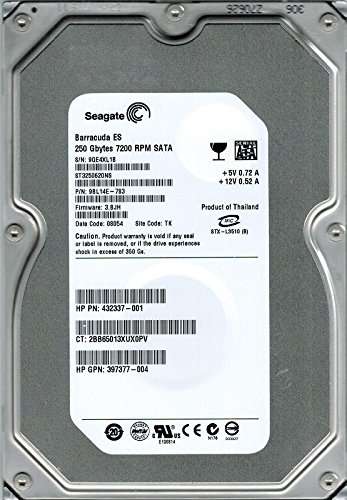 Seagate Barracuda 250GB 7200Rpm SATA