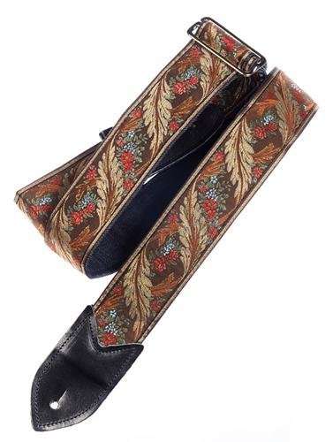 Jodi Head 2" Verna Sammy Guitar Strap with Black Leather Ends