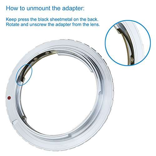 Haoge Lens Mount Adapter for Pentax K PK mount Lens to Canon EOS EF EF-S Mount Camera