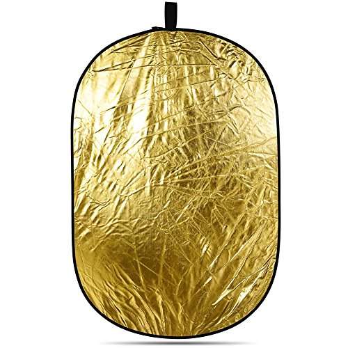 Neewer 5 in 1 Portable 24 x 36"/60 x 90cm Round Collapsible Multi Disc Photography Studio Photo Cam