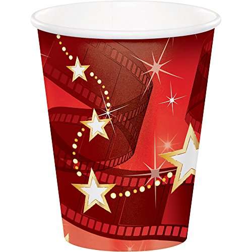 Hollywood Theme Movie Party Supply Pack Plates Cups Napkins Tableware Kit for 16 Guests by Parties