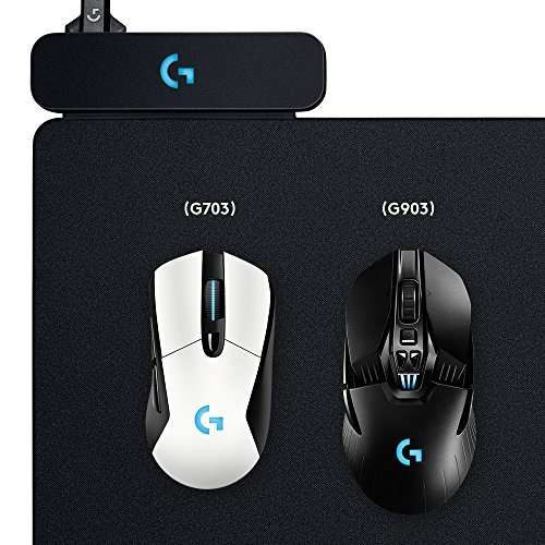 Logitech G Powerplay Wireless Charging System for G703, G903 Lightspeed Wireless Gaming Mice,..