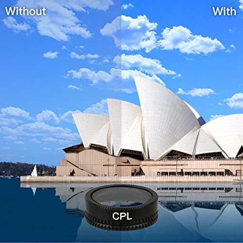 Oumers DJI Mavic Air Lens Filters (6 Pack) CPL,UV, ND4, ND8, ND16, ND32, Mavic Air Accessories 4K C