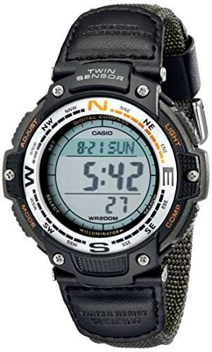 Casio Men's SGW100B-3V Digital Compass Twin-Sensor Sport Watch