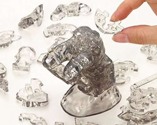 Beverly Crystal Clear 3D Puzzle - The Thinker (43Piece) Crystal Puzzle
