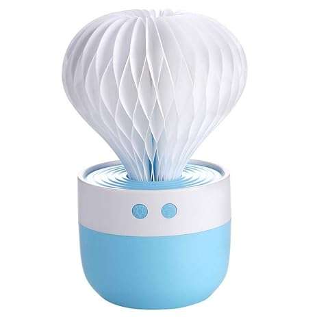 Mini Air Diffuser Mini Ball Cactus Night Light Humidifiers 7 Color Changing Night Light