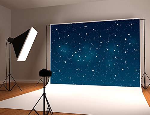 Kate 7X5FT Evening Stars Sky Photography Backdrops Bright Glitter Fantasy Background Photo Studio P
