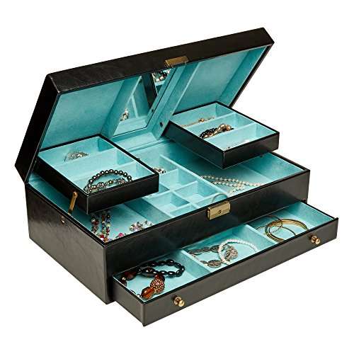 Mele & Co. Lana Jewelry Box Black