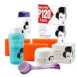 (US) Kojie San Face & Body Complete Whitening 7pc Set -Kojic Acid Soap, Body Lightening Lotion with