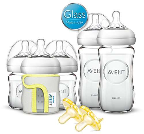 Philips Avent Natural Glass Baby Bottle Gift Set