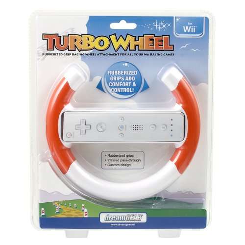 Dreamgear - Nintendo Wii Turbo Wheel - Red (Wii) - Open Box