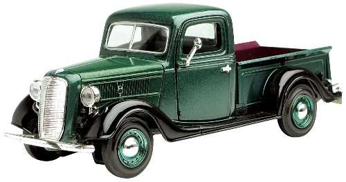 Motormax Wholesale 1937 Ford Pickup Truck Green 1/24 Diecast Car Model