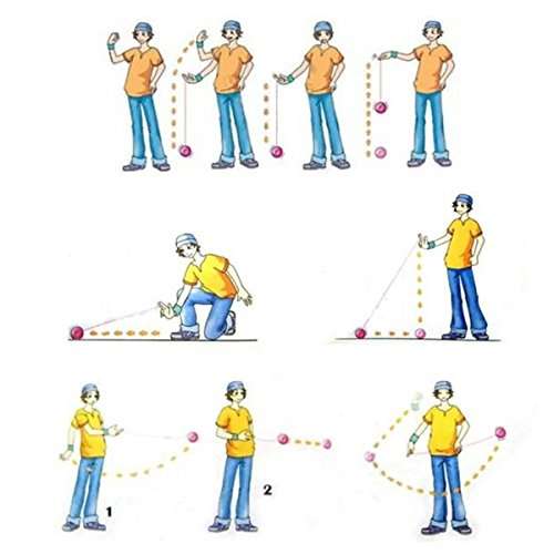 MAGICYOYO Unresponsive Yoyo T5 Overlord Aluminum Professional Yo-Yos Yoyo balls with 5 Strings Glov