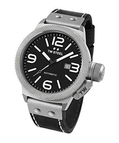 TW Steel Men's CS6 Analog Display Black Watch