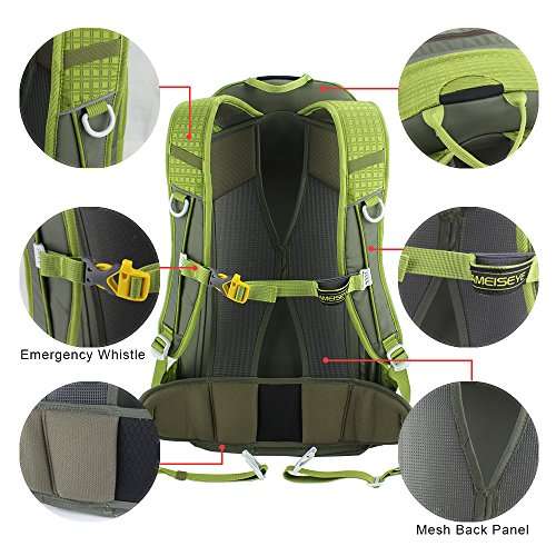 20L /30L /40L Internal Frame BackPack, AMEISEYE Waterproof Hiking Daypack, Nylon Fabric, Trekking R