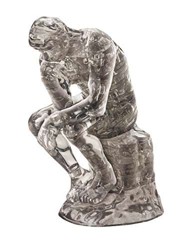 Beverly Crystal Clear 3D Puzzle - The Thinker (43Piece) Crystal Puzzle