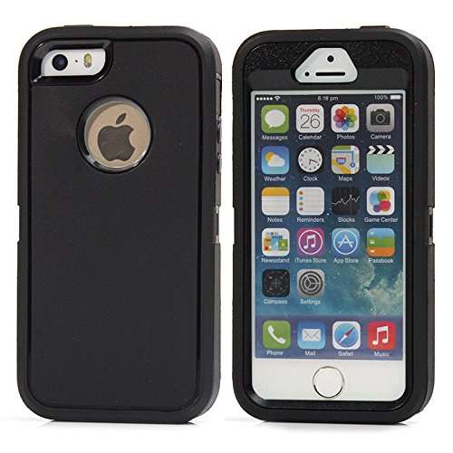 iphone SE Case,iphone 5s Case,Auker Defender 4 layer Shockproof Scratch Drop Protection Tough Rubbe