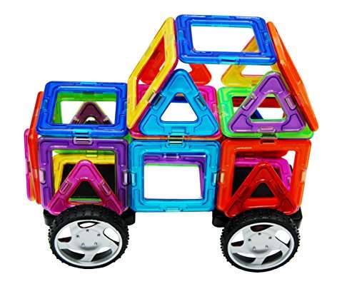 Spark Imagination & Creativity - Neoformers Children's Magnetic Building Block Construction Set wit