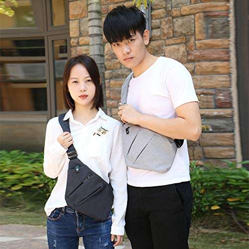 OSOCE Sling Bag Chest Shoulder Bag,Crossbody Backpack Waterproof Multipurpose Daypacks for Travel S