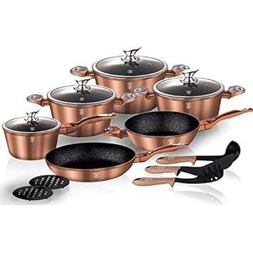 Berlinger Haus-14 Pieces Marble Coating Cookware Set(PLEASE READ BEFORE BIDDING)