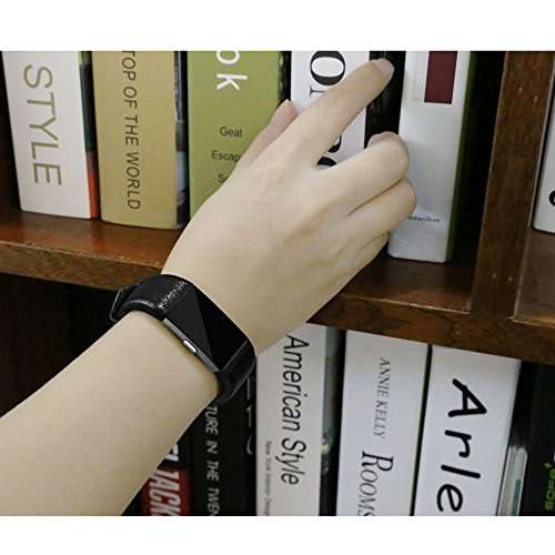 For Fitbit Charge 2 Bands, Genuine Leather Replacement Bands for Fitbit Charge 2