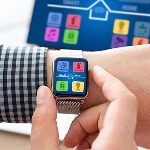 Latband Magnetic iWatch Bands Compatible with Apple Watch 38mm 40mm 42 mm 44mm Stainless Steel Me...