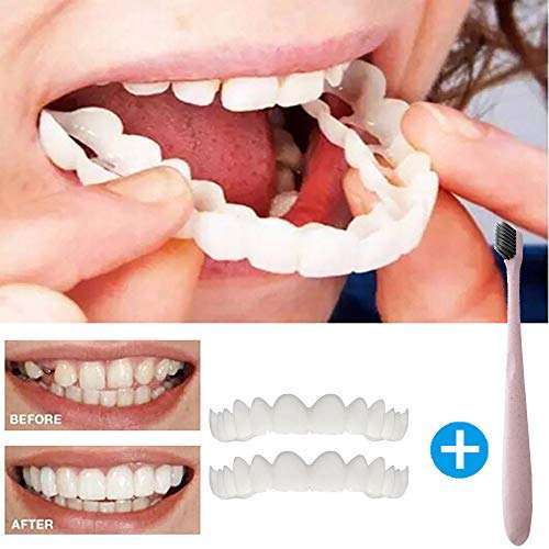 Vibola Teeth by Clearance Cosmetic Teeth Denture Teeth Top Cosmetic Veneer Comfort and Make You Smil
