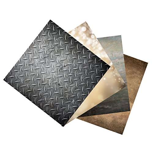 HUAYI 2x2ft Black Photography Backdrops Background Photo Studio Props LW-015