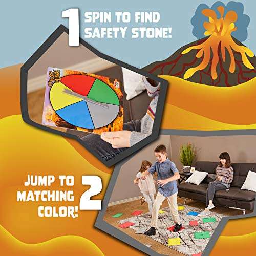 The Floor is Lava - Interactive Game for Kids and Adults - Promotes Physical Activity - Indoor an...