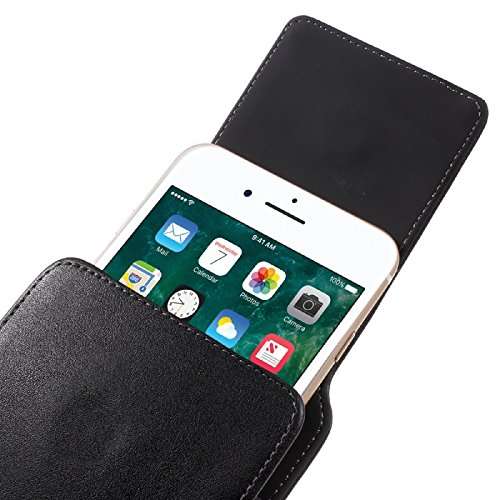 Kingsource iPhone 8 Plus Pouch Case, Vertical Swivel Belt Clip iPhone 6 Plus iPhone 7 Plus iPhone 8