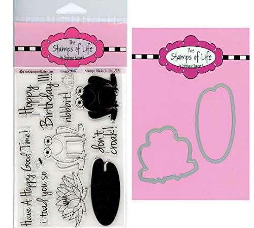 The Stamps of Life Cute Animal Frog Stamps and Dies for Card Making and Scrapbooking by ..