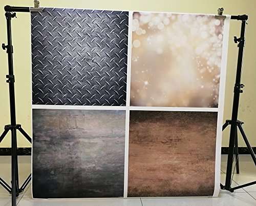 HUAYI 2x2ft Black Photography Backdrops Background Photo Studio Props LW-015