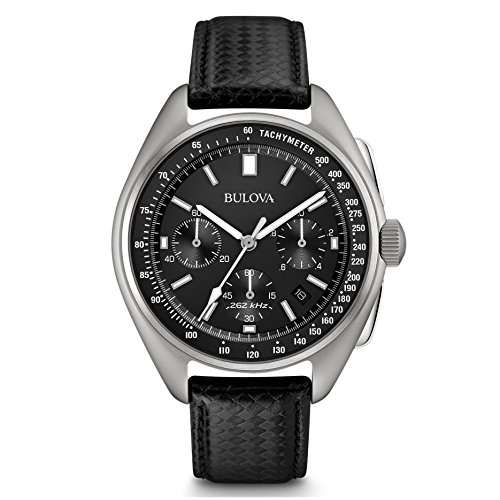 Bulova Men's Lunar Pilot Chronograph Leather Strap Watch