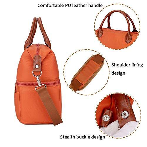 Breast Pump Bag - Cooler and Moistureproof Lunch Bag Double Layer for Mother Outdoor Working ..