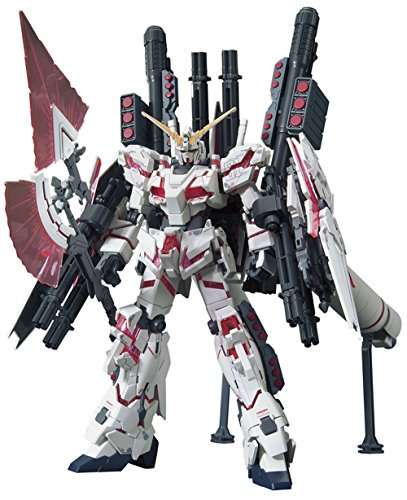 Bandai Hobby HGUC Full Armor Destroy Mode/Red Version "Gundam Unicorn" Model Kit (1/144 Scale)