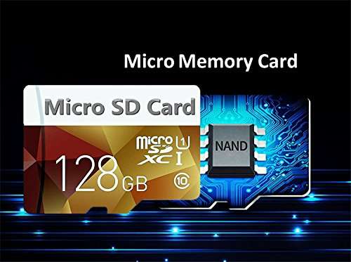 128GB sd Card microSDXC 90MB/s MicroSD Select Memory Card with Adapter