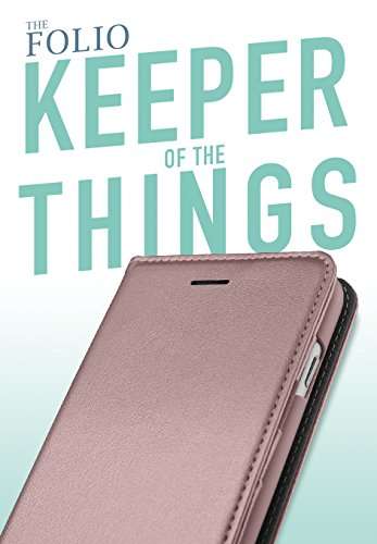 Silk iPhone 7 Plus/8 Plus Wallet Case - FOLIO WALLET Synthetic Leather Portfolio Flip Card Cover wi