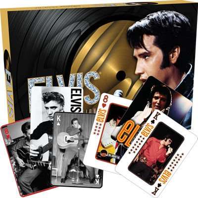 PopShoppes Elvis Presley PopBox (Deluxe Gift Bundle Set includes Large Tin Fun Box, Matchbox Playin