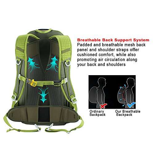 20L /30L /40L Internal Frame BackPack, AMEISEYE Waterproof Hiking Daypack, Nylon Fabric, Trekking R