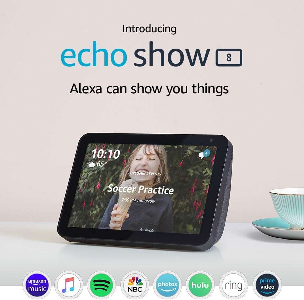 Amazon Echo Show 8" - Smart Home Assistant/Video Monitor feat. Alexa