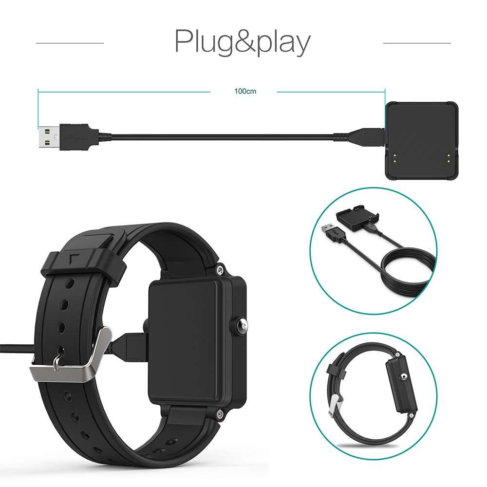 Charger For Garmin Vivoactive (3.3ft/100cm) ,Replacement USB Charge Charging Cable Cord Wire