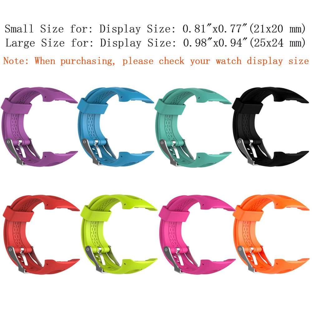 Garmin Forerunner 10/15, Soft Silicone Replacement Watch Band Strap for Garmin Forerunner 10/15 GPS