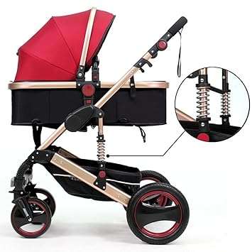 Belecoo stroller 2 in 1 Foldable Baby Pram