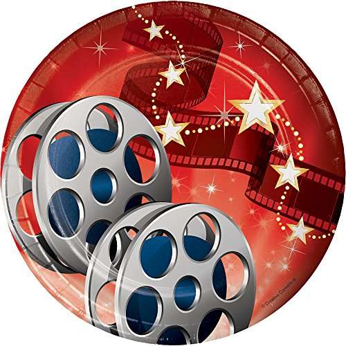 Hollywood Theme Movie Party Supply Pack Plates Cups Napkins Tableware Kit for 16 Guests by Parties