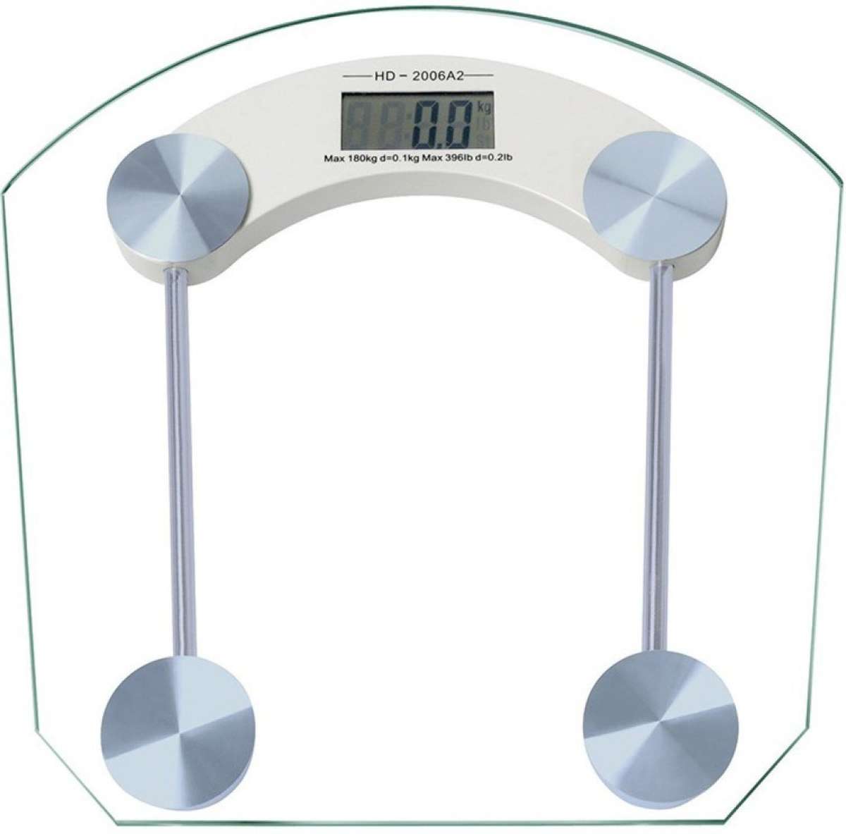 Personal glass scale
